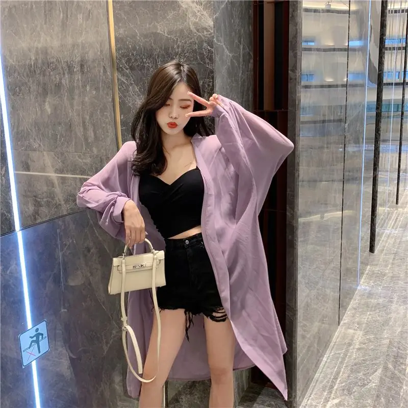 Women Elegant Chiffon Shawl Summer Sunscreen Tassel Cover Ups Solid Color Thin Bikini Cover Up Bathing Suit Shawl Cardigans Wh5