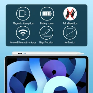 Stylus Pen to Apple Pencil with LED energy indicators, palm rejection, touch pencils, iPad pencils, 2022, 2021, 2020, 2019, 2018 6 Main Sales iPad Pen - №5