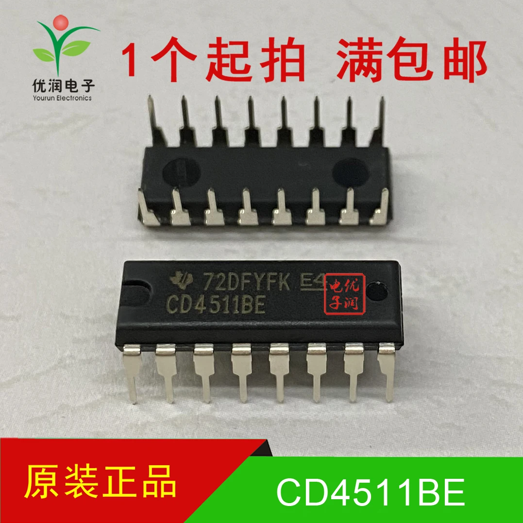 

20 шт./CD4511BE HCF4511BE [совершенно новый импортный оригинальный] драйвер декодера с прямой вставкой DIP-16