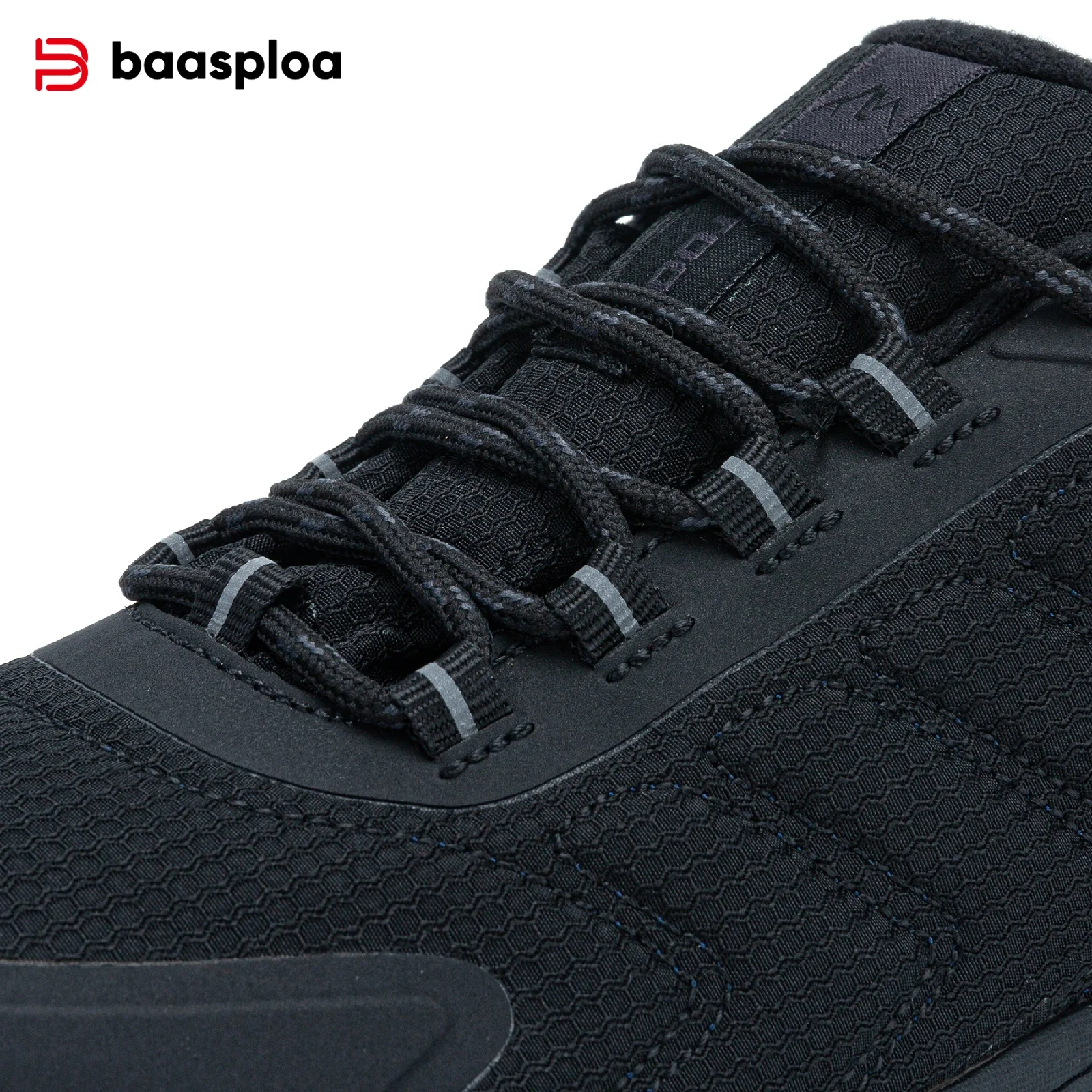 Baasploa Men Winter Shoes 2025 Non-Slip Comfortable Waterproof Hiking Outdoor Sneaker Keep Warm Light Male Walking Shoes