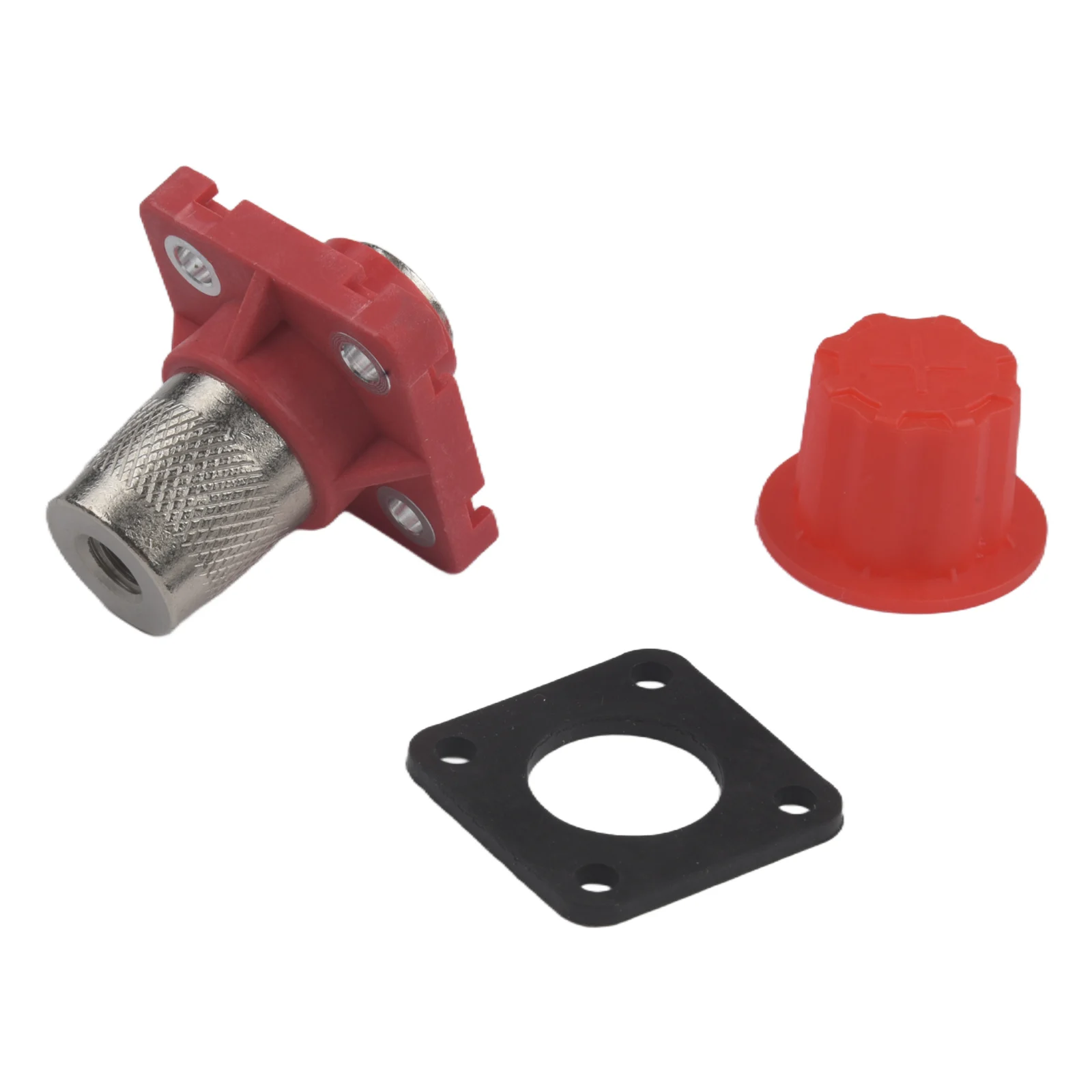 Copper 250A Energy Storage Battery Terminal with Nickel-Plated Connector and for snap-on Dust Cover for Safe High-Current Use