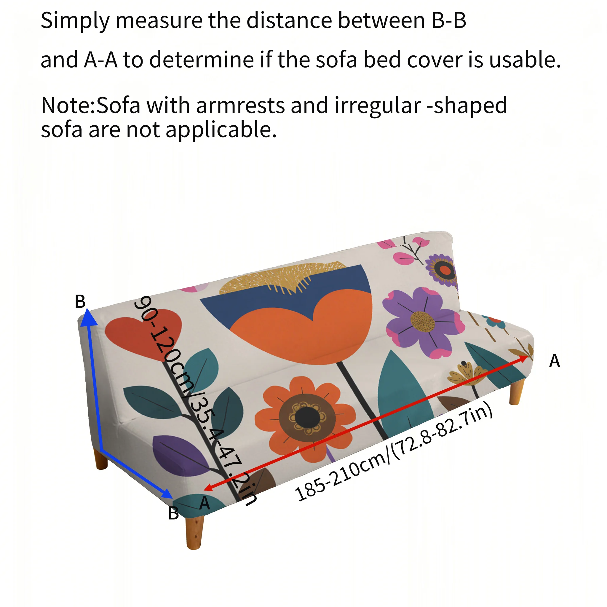 Living room sofa bedspread, dopamine cartoon plant sofa bedspread, all-inclusive dust protective cover, easy installation