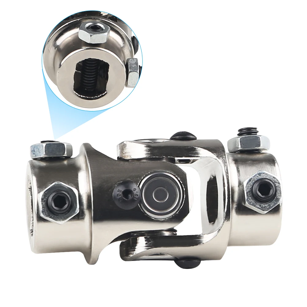 

Для Ford Volkswagen, Chevrolet 3/4 "DD X 3/4" DD разрезанный хромированный одинарный U-образный вал универсальные автомобильные аксессуары для руля