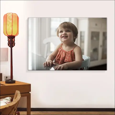 Individualisering Figur Foto Anpassat Tryck Canvas Poster Porträtt Familj Barn Husdjur Bröllopsklänning Foto 50X70 60X90 10 best sales 60x90 - №3