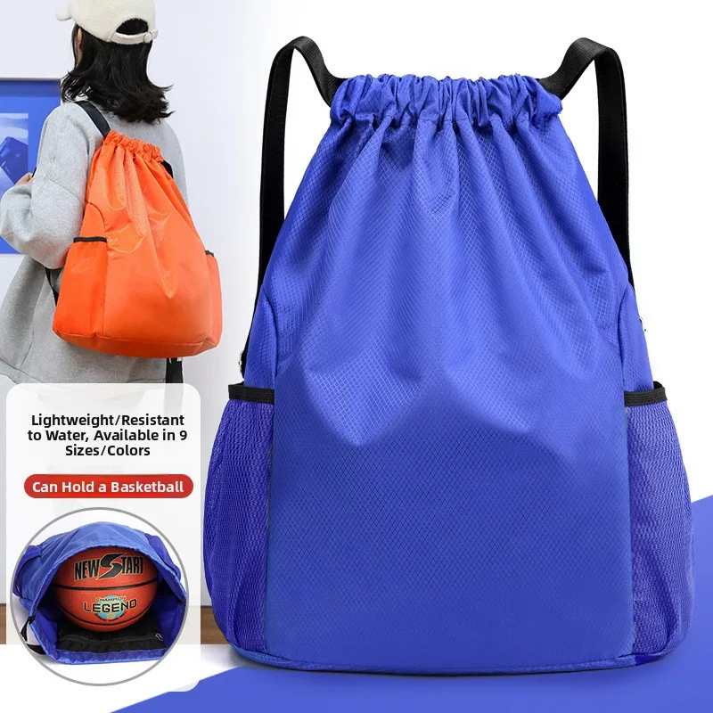 

Travel Ox Cloth Dstring Bapa Lightweight ex Sports Bag Baskeall Fitn Bag Easy Carry Durable oulder Bag