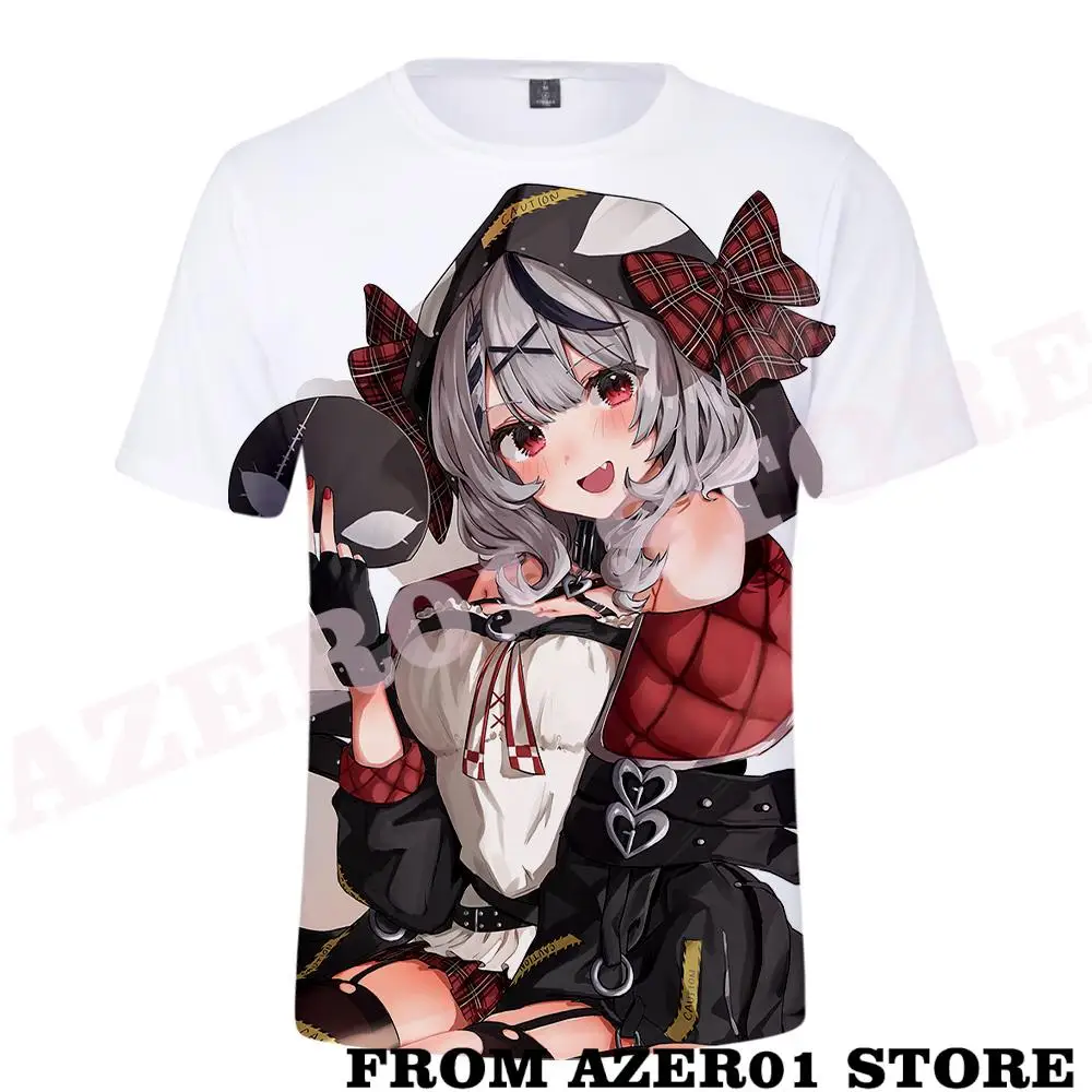 HOLOLIVE VTuber SakamataChloe Sakamata SKMT968 Merch Tee T-shirt Spring Summer Men/Women Street Clothes shirt Streetwear Tshirt