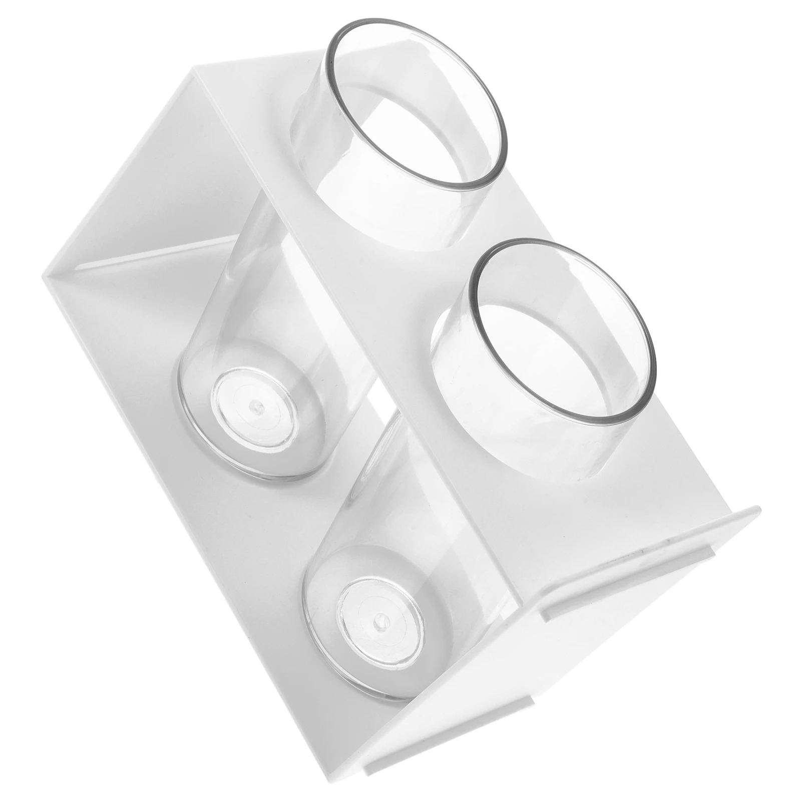 

Double Grid Pen Holder Large Capacity Desktop Storage ganizer Multi Function PP Material Office School Accessories