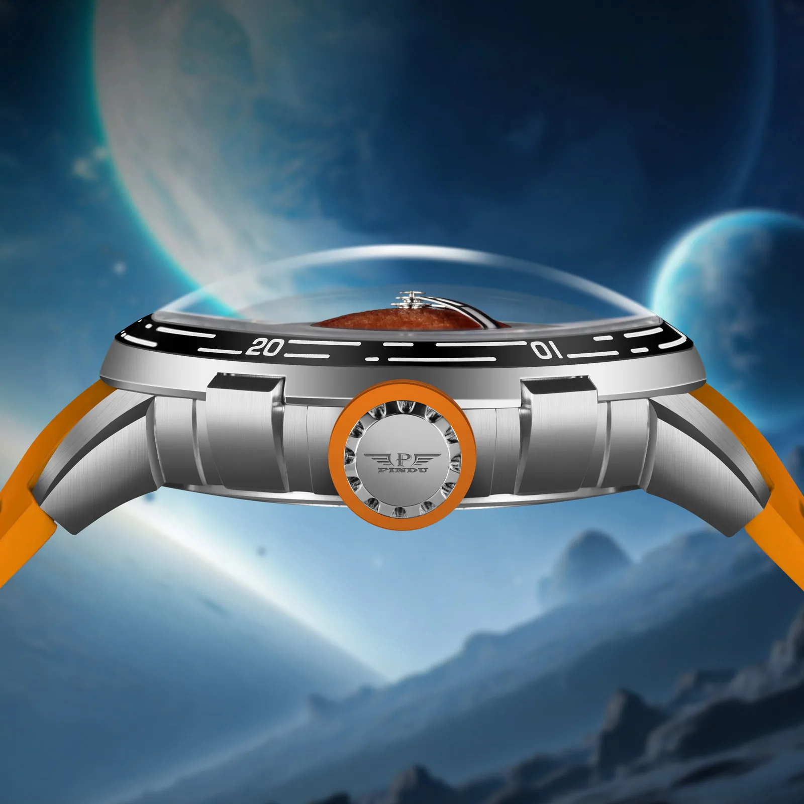 2026 PIDNU Markendesign Neue Star-Serie Mechanische Uhr Herren Japan 8215 Uhrwerk Herrenuhr Wasserdichte Automatische Luxusuhr – Detail 10