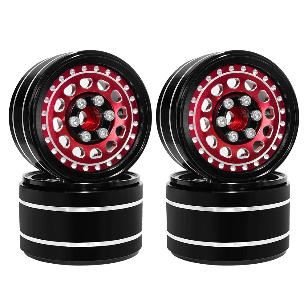2.2-Inch Metal Wheels with Adjustable Offset Values, Suitable for 1/8 and 1/10 Remote-Controlled Off-Road Vehicles: TRX4 CROSSRC