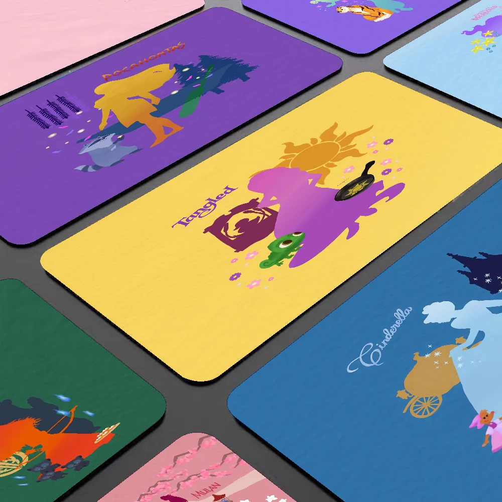 

Princess Silhouette Boy Pad Large Mouse Pad PC Computer Mat Size For CSGO Game Player Desktop PC Computer Laptop