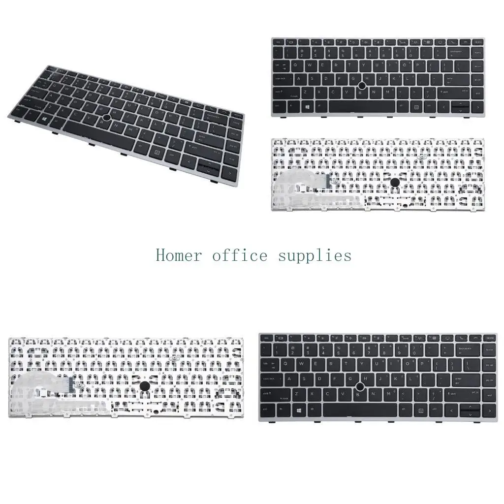 

K43B US Keyboard for HP EliteBook 840 846 745 Without Blacklight No Pointing