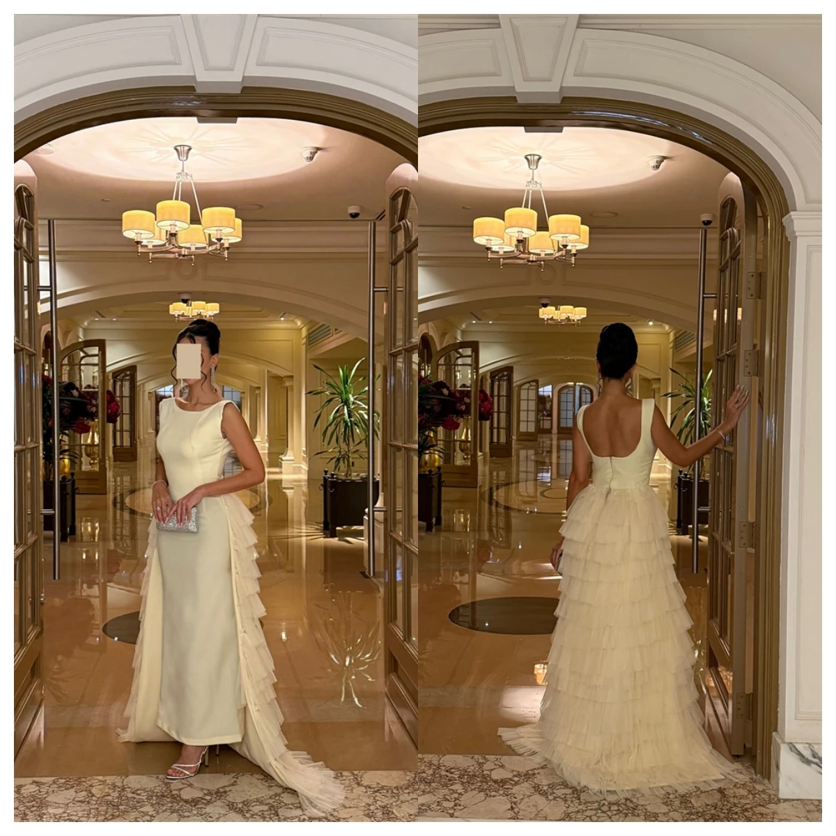 

Современное желтое трикотажное вечернее платье по индивидуальному заказу с короткими рукавами и без рукавов, платье для выпускного вечера, платья для особых случаев, молния сзади