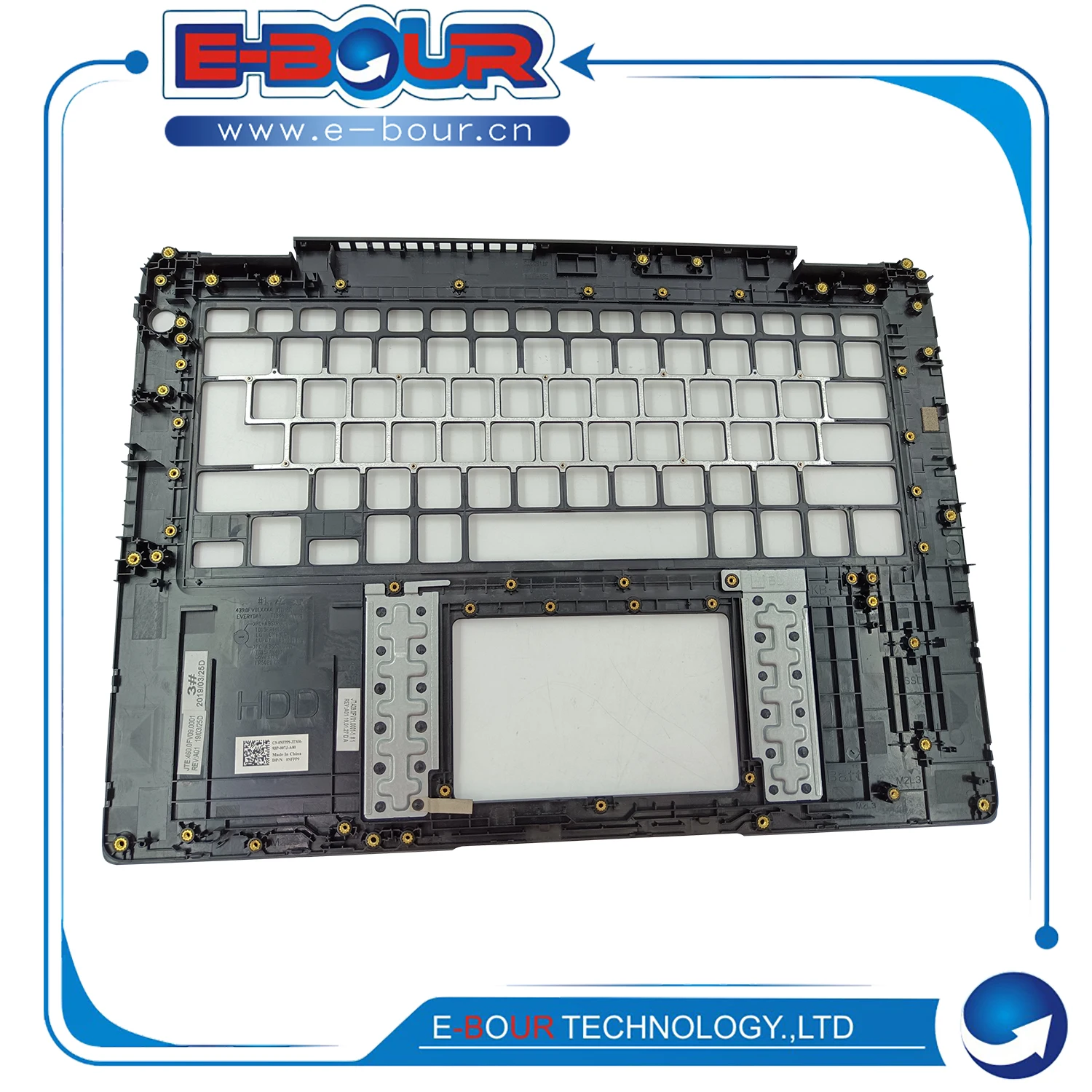 DE Latitu 3400 E3400 노트북 팜레스트 C 커버, IC 전자 키보드 베젤 하우스 없는 노트북 탑 케이스, 신제품