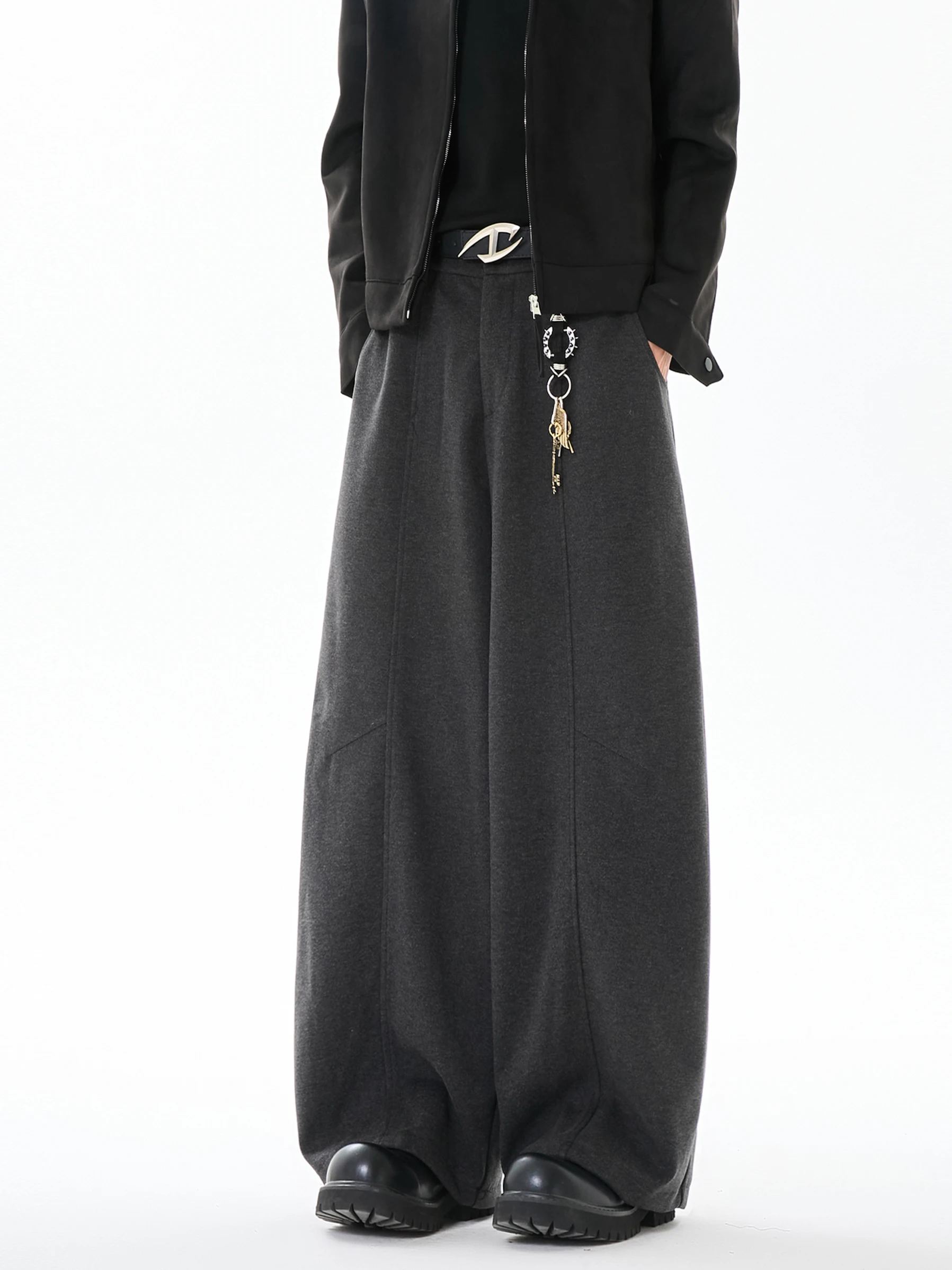 

Мужские брюки American Cleanfit: прямые, широкие, повседневные, осенне-зимние, свободного кроя, удобные, из полиэфирного волокна