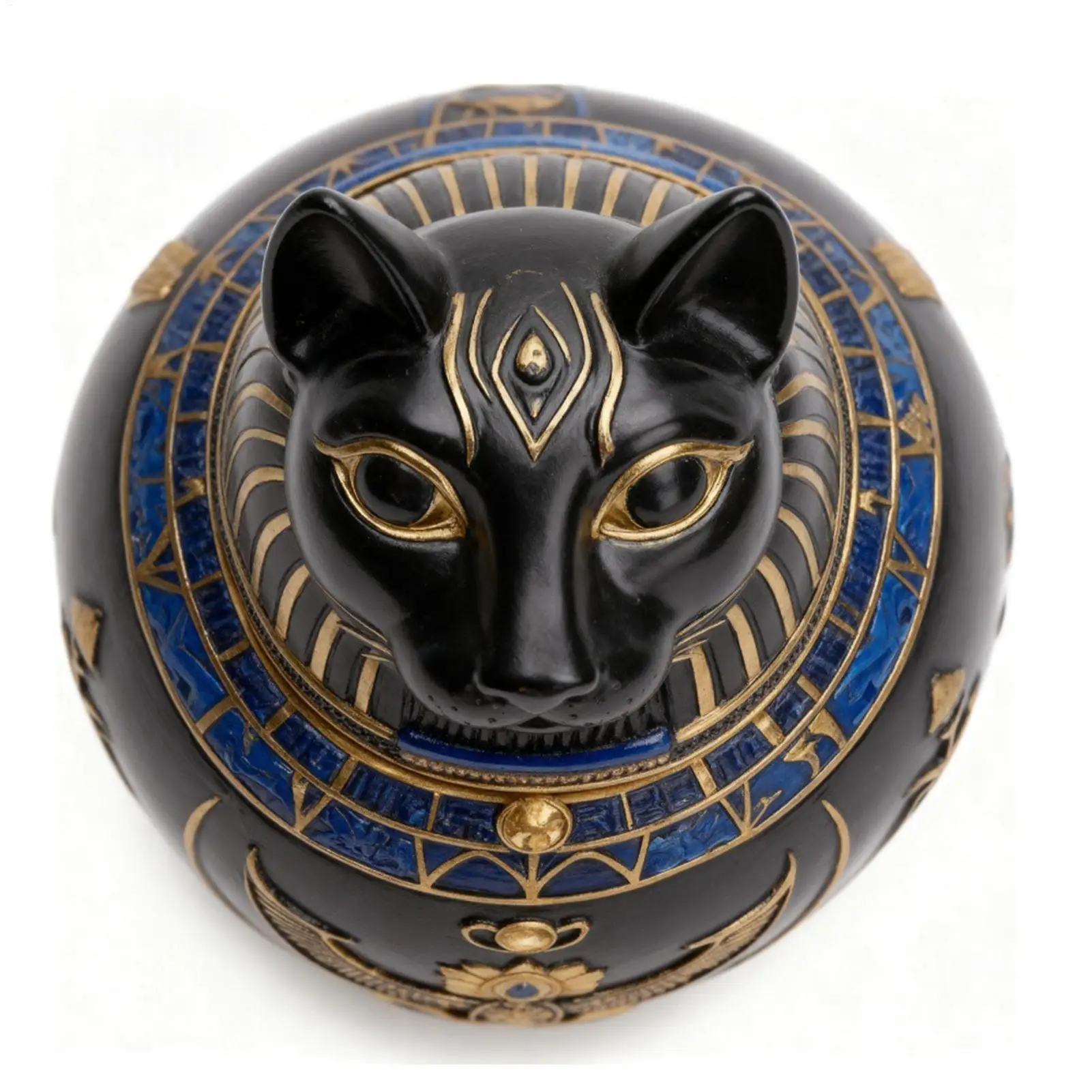 

Урна для собак, украшение из смолы, подарок на память, египетский кот, урна Бога для мемориала, кошка, животные, потеря, сочувствие, строгание, могила