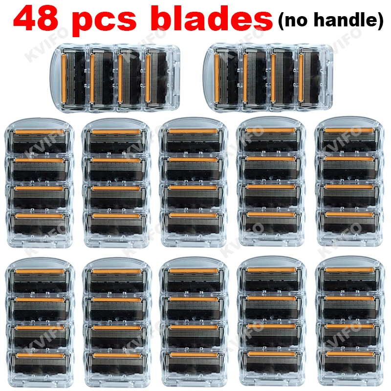 5-Layers Safety Razor Set High Quality Men Razor Sharp Stainless Steel Shaving Changeable Shaver Head Blade