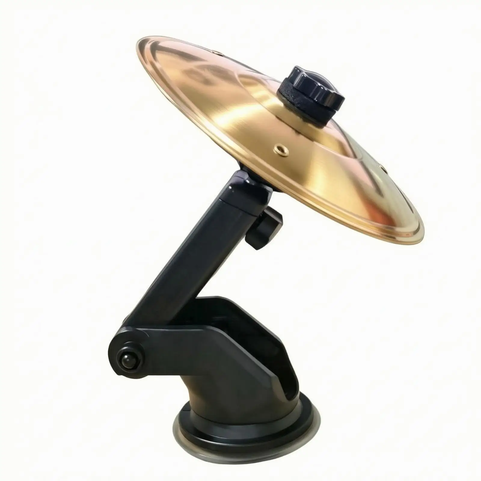 Portable Car Cymbal Holder Suction Cup Mini Drum Pad for Vehicle Window Silent Practice Accessory