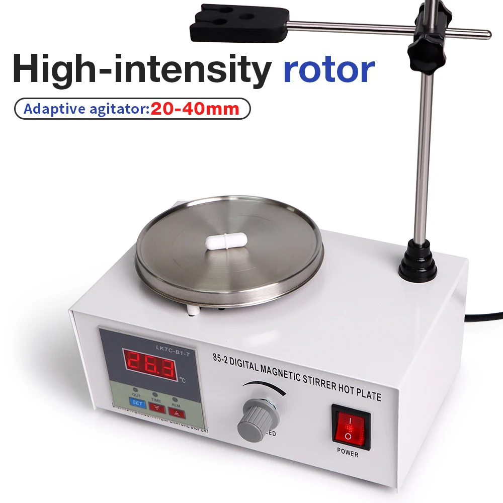 Heating Magnetic Stirrer Hot Plate  Magnetic Agitador Vortex Electric Shaker Mixer Blender Stirrer Bar for Chemical Laboratory