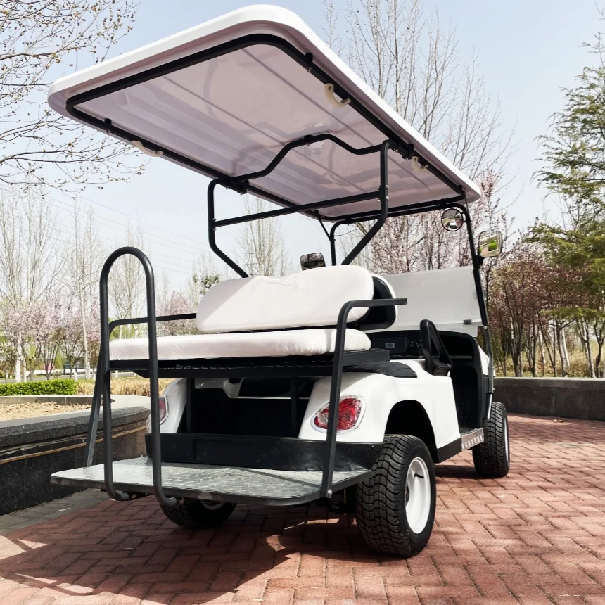 

2025 Latest Design Street Legal Multifunctional Drum Brake 4 Seater Electric Off-Road Golf Cart Sightseeing Beach Cart Golf Cart