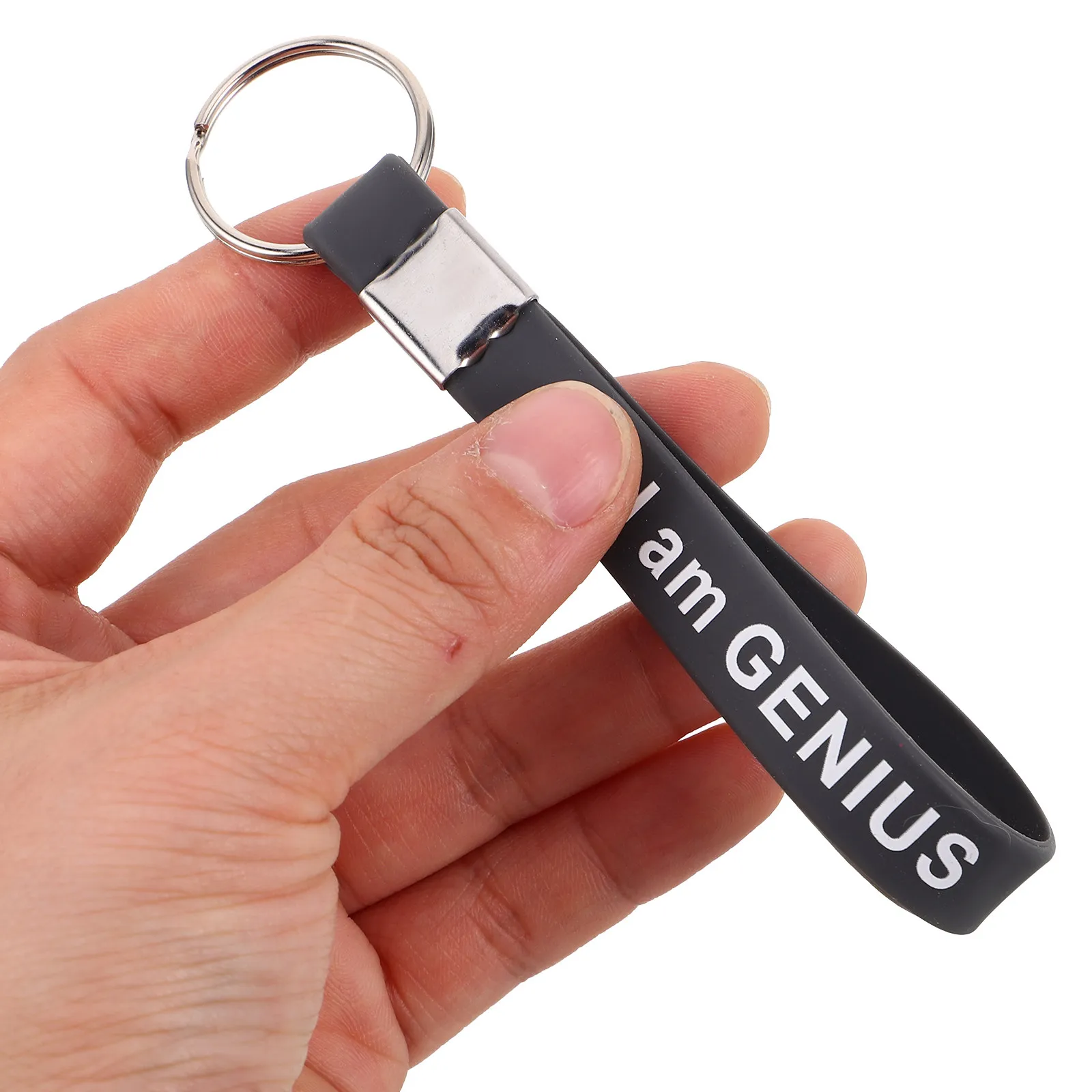 60Pcs Keychains Motivational Inspirational Silicone Employee Appreciation Quotes Fun Graduation Party Teacher Accessories