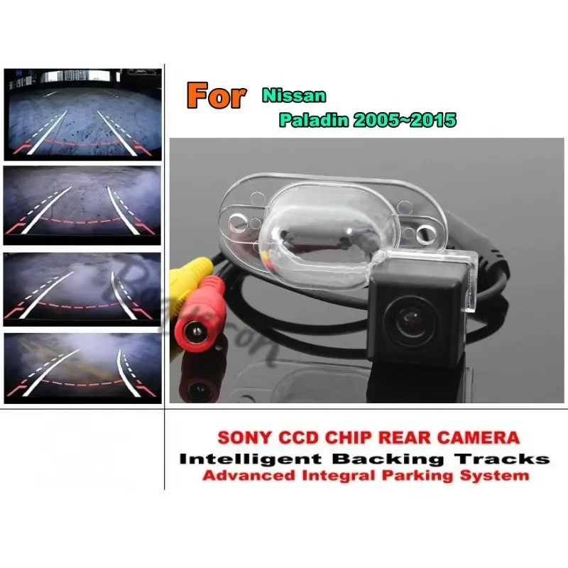 

For Nissan Paladin 2013 2014 2015 Intelligent Dynamic Tracks Rear HD CCD View Reverse Backup Trajectory Camera Night Vision