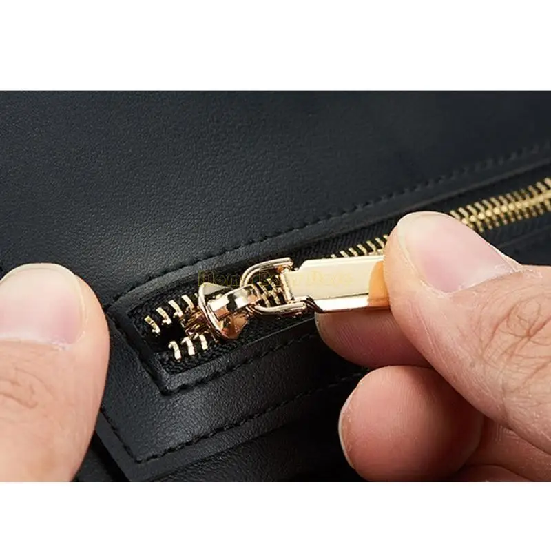 X90D Metal Zipper Fixer Repirling Pullers Kits zippers sliders for backpack forcase for stack