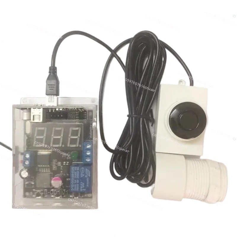 Ultrasonic Liquid Level Sensor High and Low Detection Radar Water  Gauge Automatic Replenishment Water Level Controller