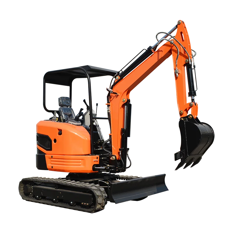 New compact mini excavator, a small excavation machine weighing 3.5 tons or 4 tons, suitable for construction and household use,
