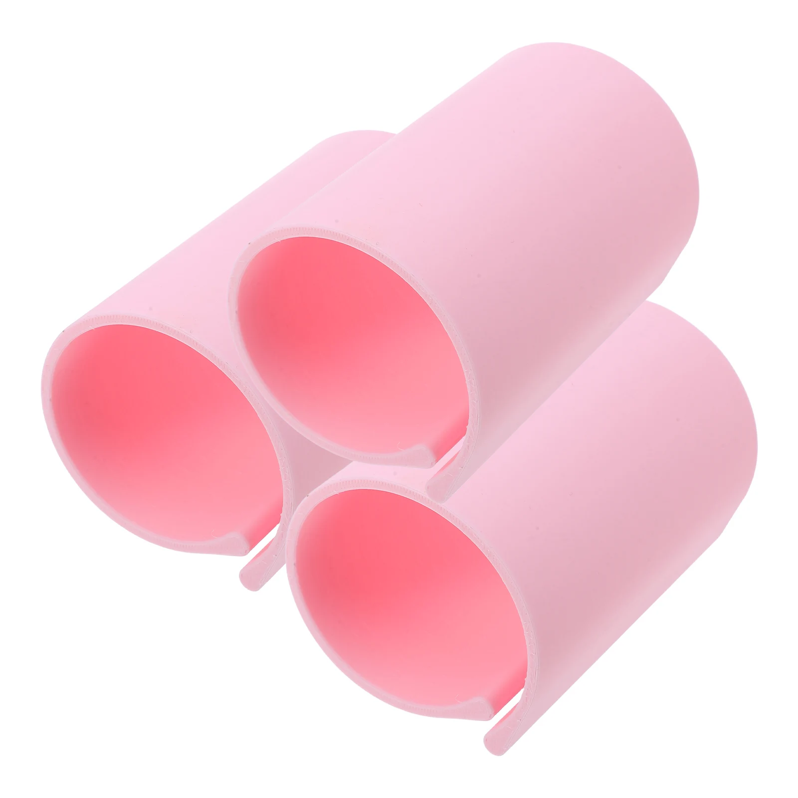 

3Pcs Rhinestone Painting Canvas Roll Organizer Pink Anti Roll Ring Painting Canvas Storage Tool for Rhinestone Art