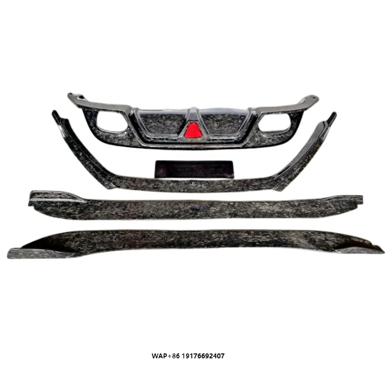 

High quality Forged Carbon Fiber front bumper lip skirt rear diffuser for f-type 2013-2019 body Kit