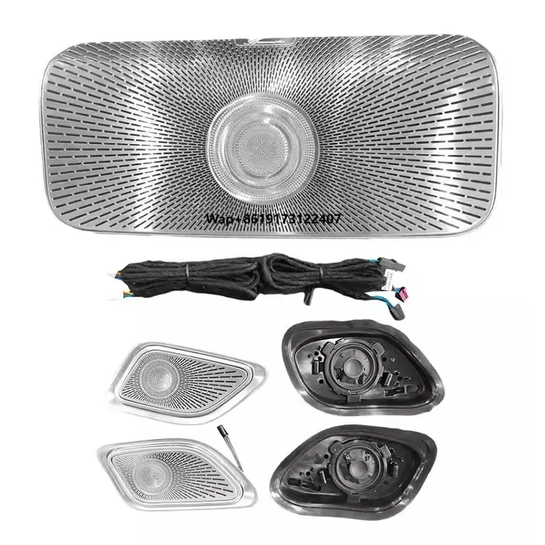 

3pcs LED Roof Ceiling Speakers for New C/S/GLC-class W206 W223 X254 64colors Ambient Light Car Light Accessories