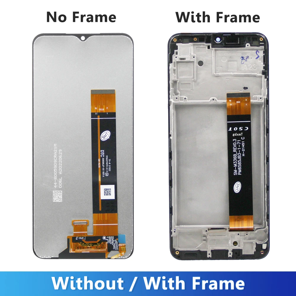 6.6\'\' A23 with Frame, for Samsung A23 A235 A235F A235F/DS Lcd Display Touch Screen Digitizer Replacement Display