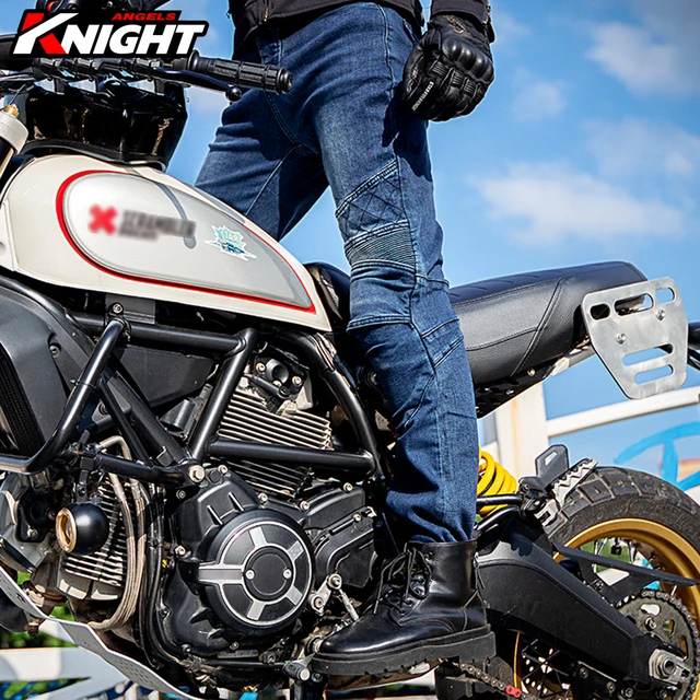 Motorcycle Pants Men Protective Gear Knee Pads Motocross Jeans Motorcycle Riding Trousers Biker Ski Moto Pants Anti drop S 4XL AliExpress