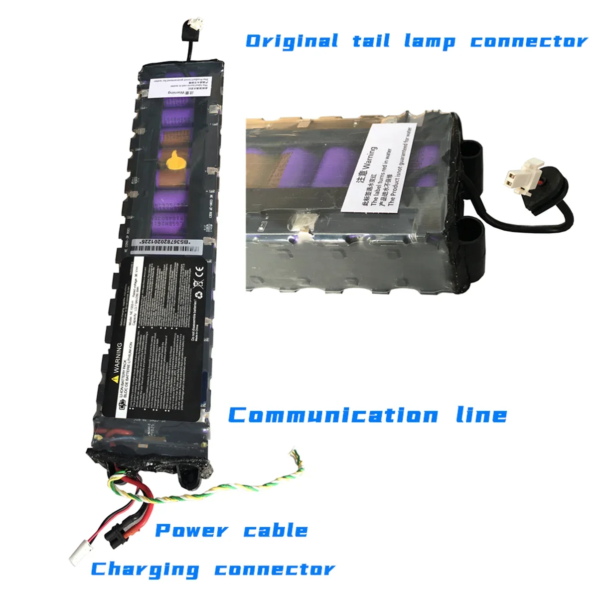 36V 7.8Ah for 100%original Xiaomi M365 electric scooter battery 10S3P 18650 LG battery with bluetooth communication