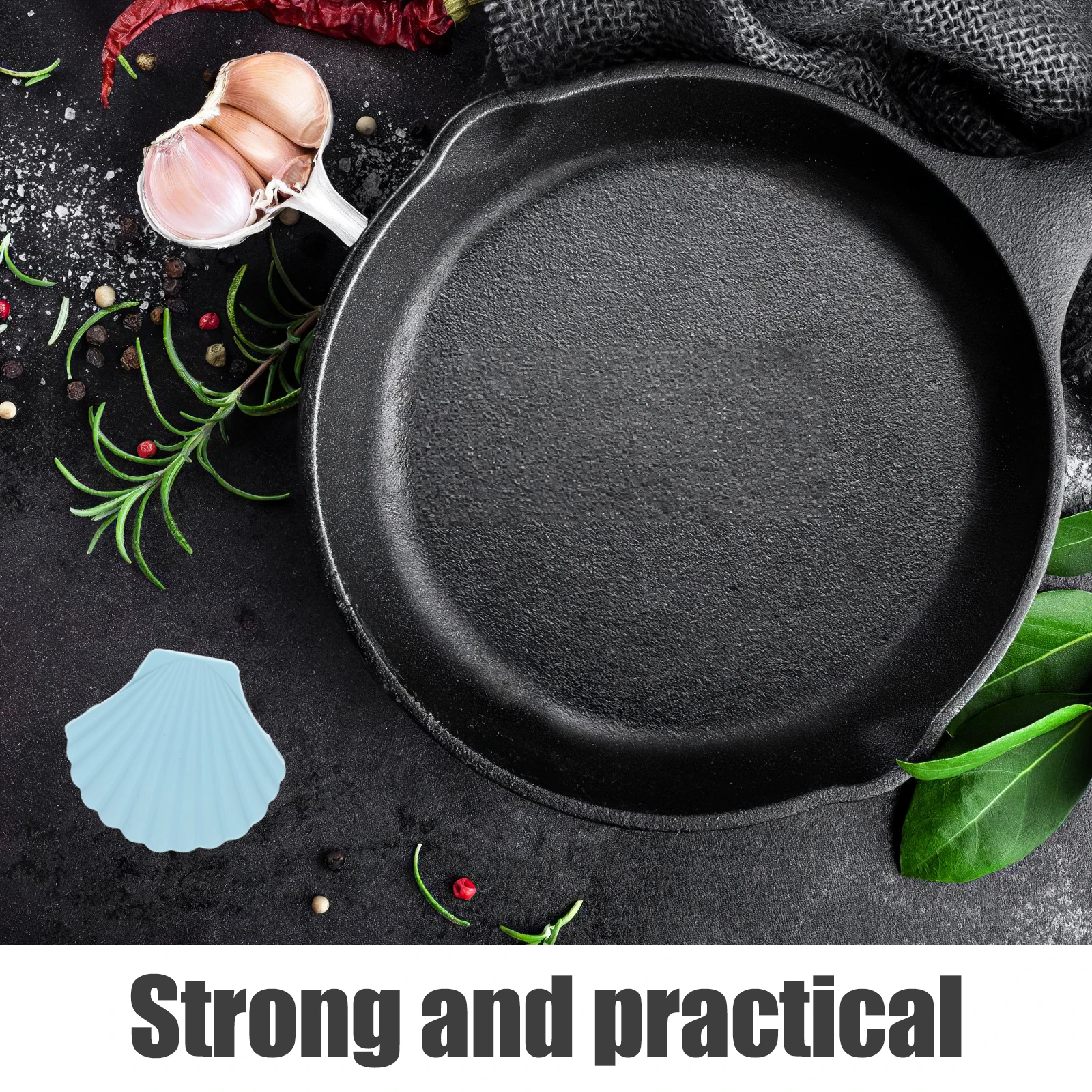 

4Pcs Heat Resistant Silicone Pot Handle Covers Non-Slip Ergonomic Shell Shape for Cookware Lid Handles Skillet Wok Anti-Burn