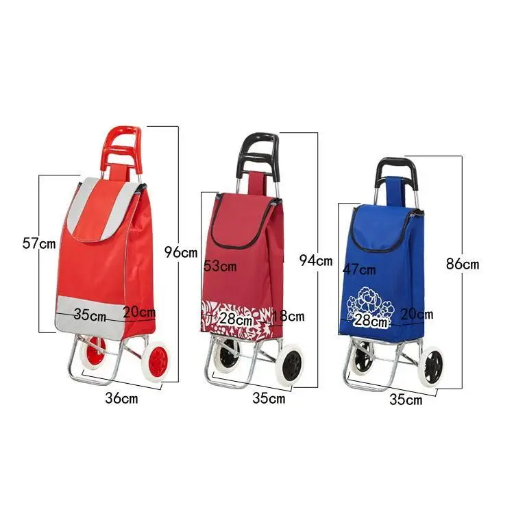 

Foldable Ox Cloth Lage Cart Convenient Hand Pull op Cart ly Friendly Portable op Cart Household Storage