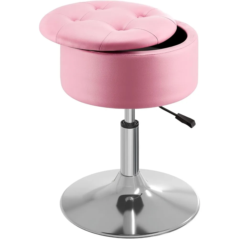 

Новый туалетный стул с популярным круглым стулом для хранения вещей, регулируемой высотой 360° ° вращающийся туалетный стул со съемным подносом