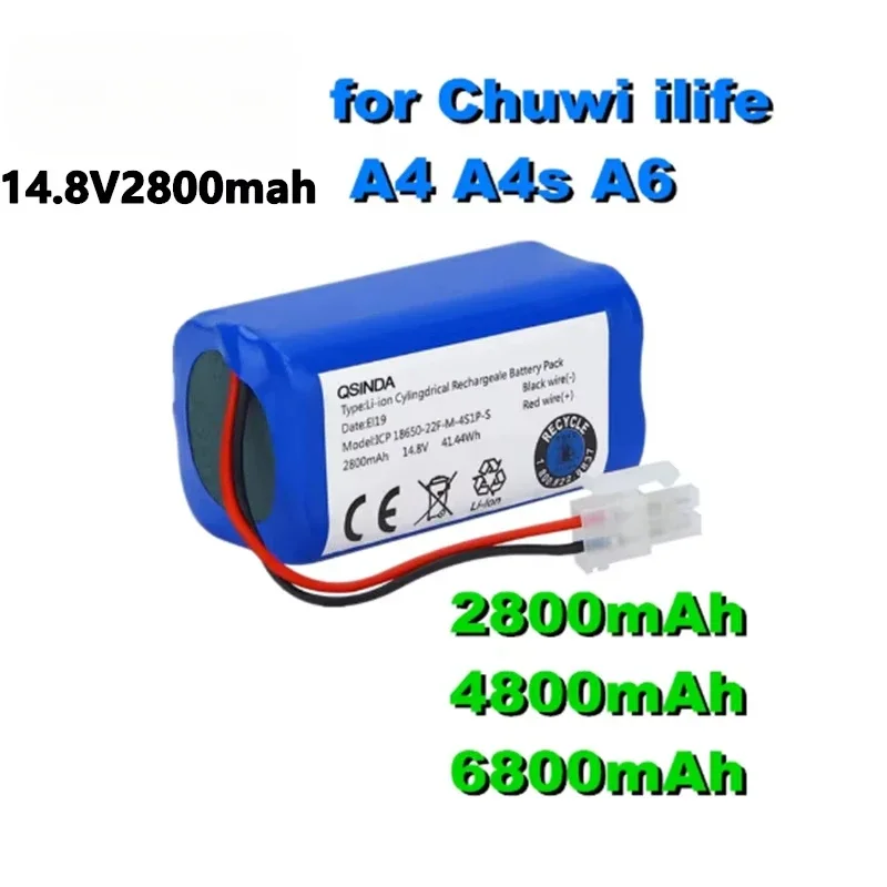Suitable for Kovos King Kong 14.8V 2800mAh 4800mAh CR130 Dibei V780 Cocoa CEN550 Lithium Battery 2600mAh Rechargeable Batteries