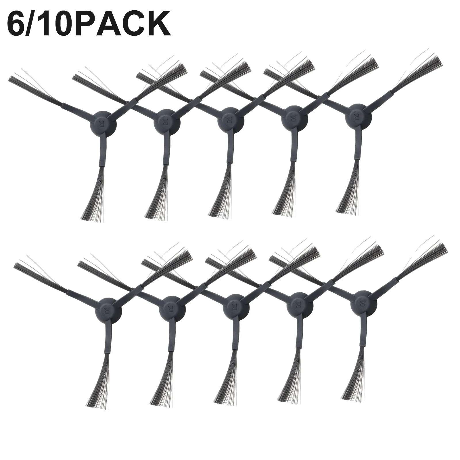 Efficient Side Brush Replacement for Eureka J15 Pro and For Ultra 6/10 Pcs for Optimal Cleaning and Maintenance