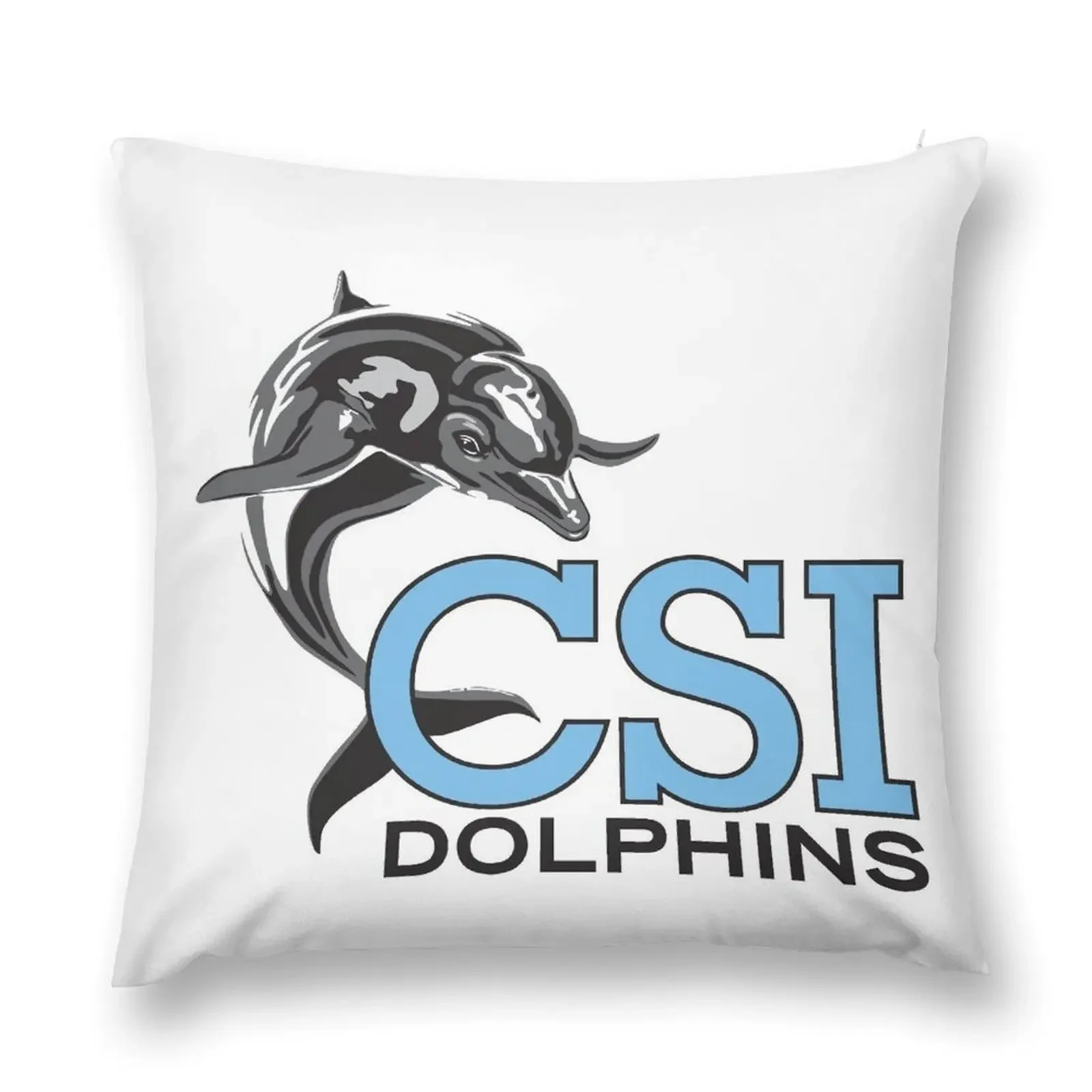 Staten Island (CSI) Dolphins Throw Pillow Couch Pillows Christmas Pillow Covers autumn pillowcase Sofa Pillow Cover