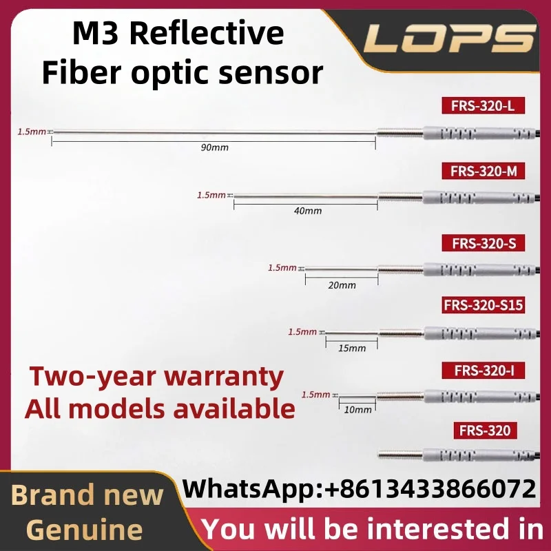 FRS-320 FRS-320-S5 FRS-320-I FRS-320-S15 FRS-320-S FRS-320-M FRS-320-L New original RIKO M3 reflective fiber optic sensor