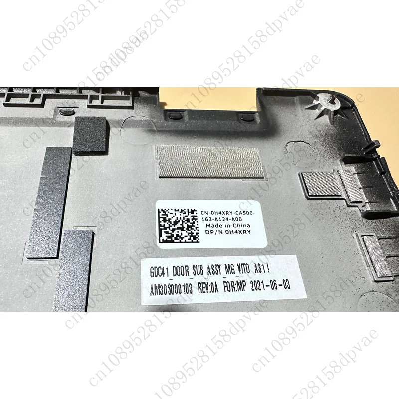 GYX أسود جديد لجهاز Dell Latitude 7420 غطاء قاعدة سفلي سفلي D Shell 0H4XRY.