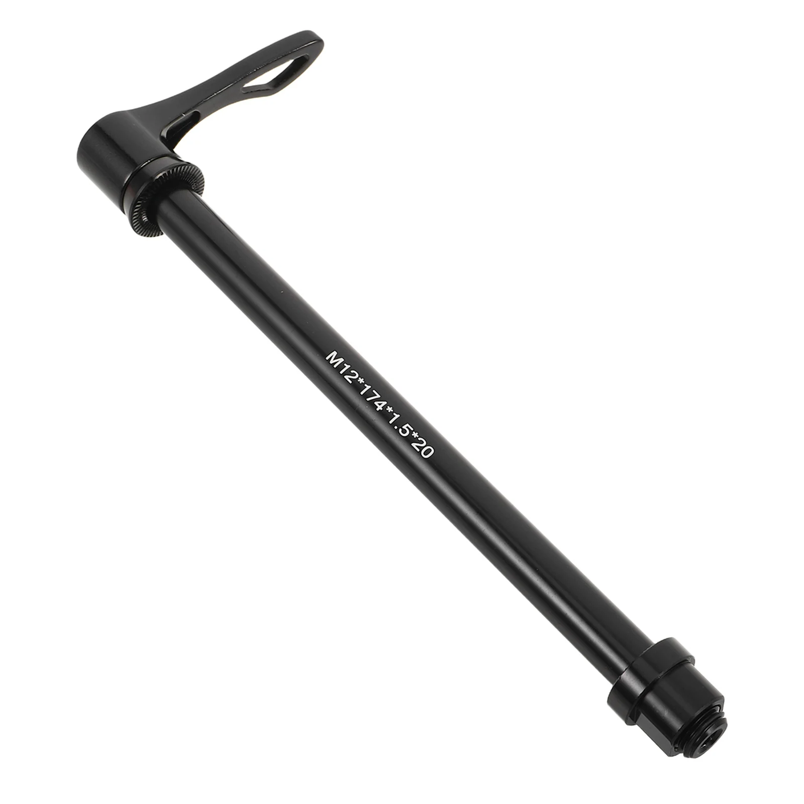 Black Bike Axle Quick Release Skewer Multiple Speed Rear Hub Shaft Universal Fit for Road Mountain Bike Rear Wheel Replacement