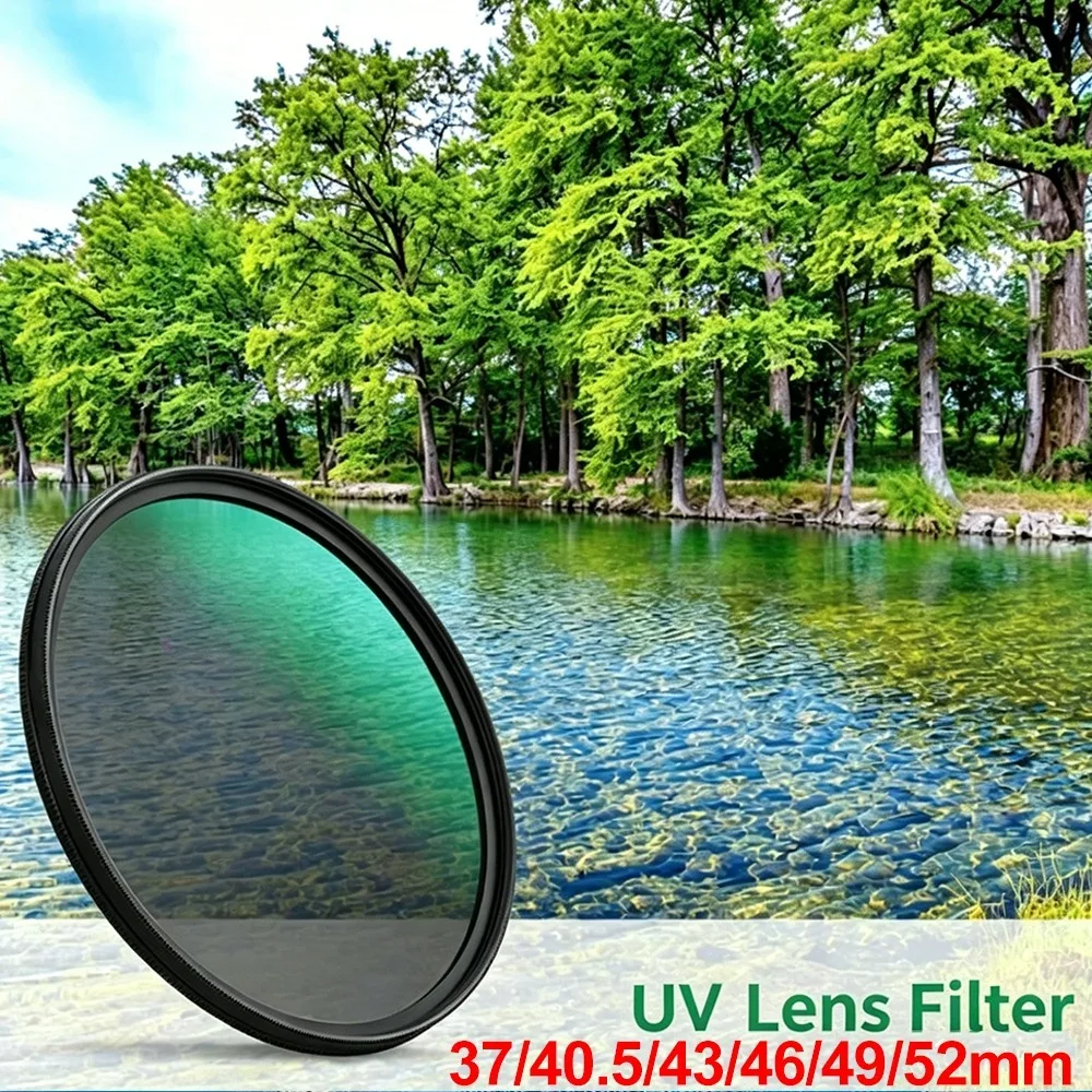 Circular UV Lens Filter 37mm 40.5mm 43mm 46mm 49mm 52mm for Nikon Canon Sony Fujifim Olympus Camera Digital Filter Len Protector