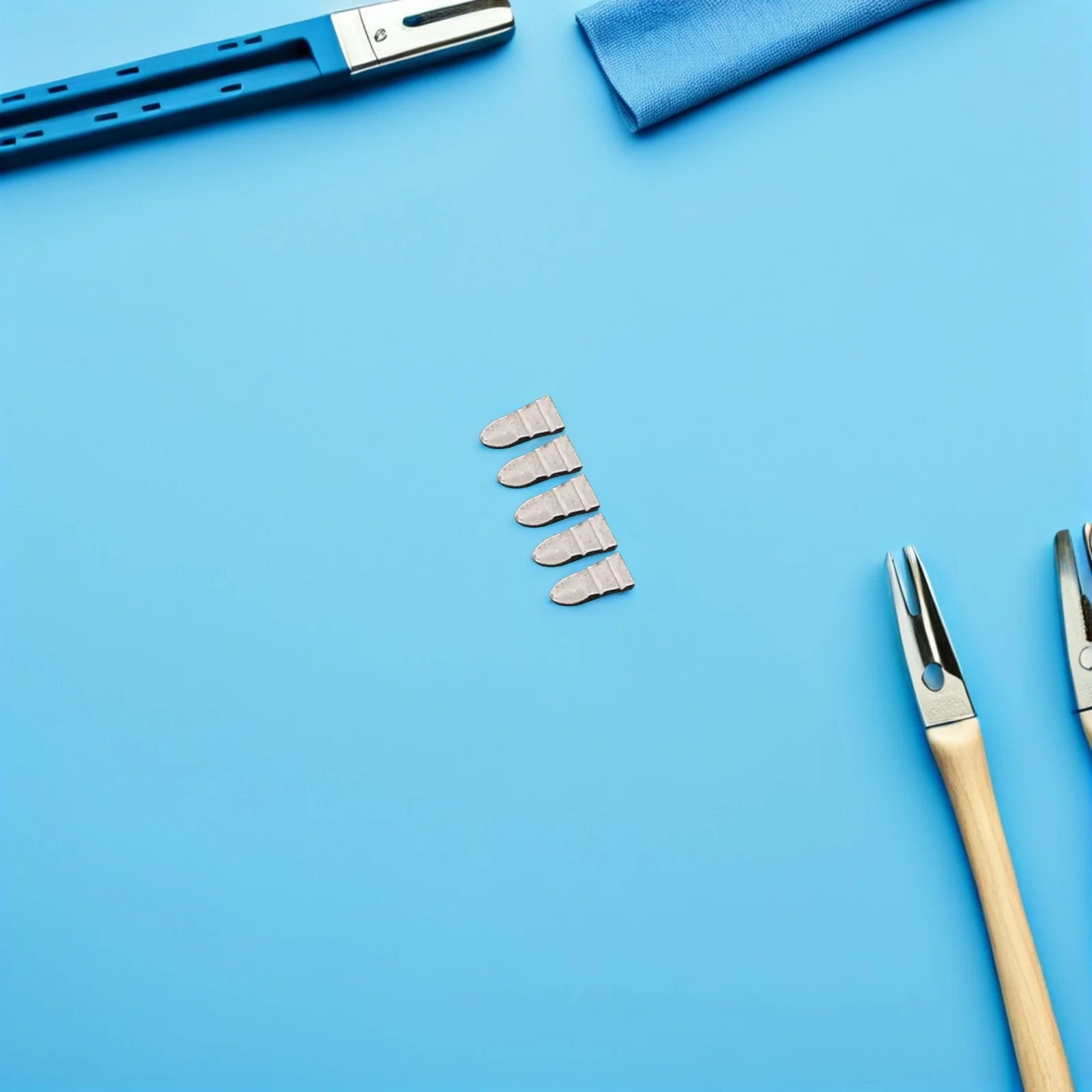 

5pcs Safety Handle Wedges Portable Compact Hammer Adapters For Garden Tools Steel Connectors Reinforce Accessories Home Diy Kit