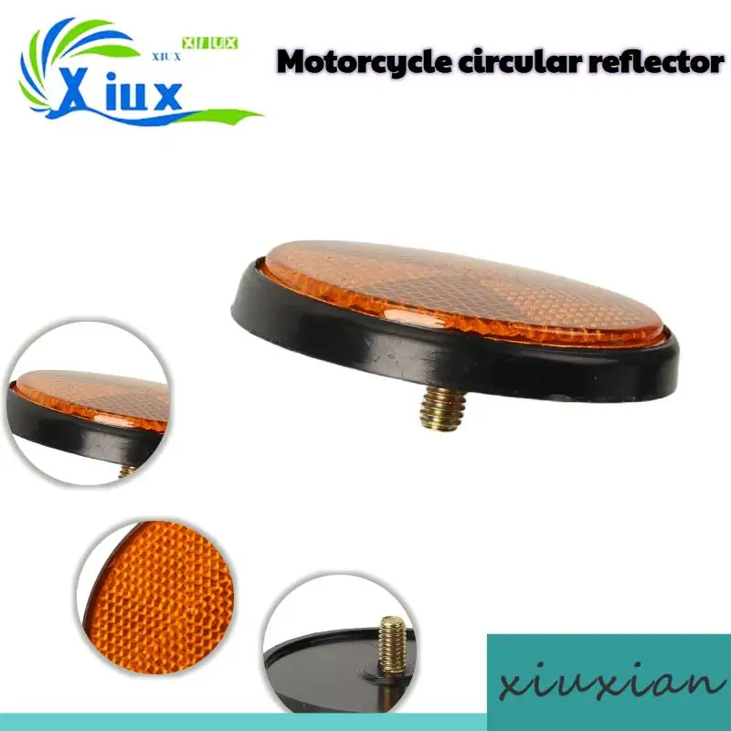 

Motorcycle Round Reflector Truck Motorcycle Night Reflector Reflector Light Parts Round Reflector Car Truck