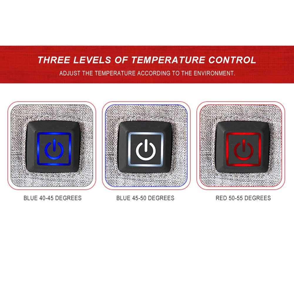 

1Pair Cold Weather Heating Gloves Thermal Electric Anti-Slip Waterproof Rechargeable for Outdoor Climbing Hiking Skiing Cycling