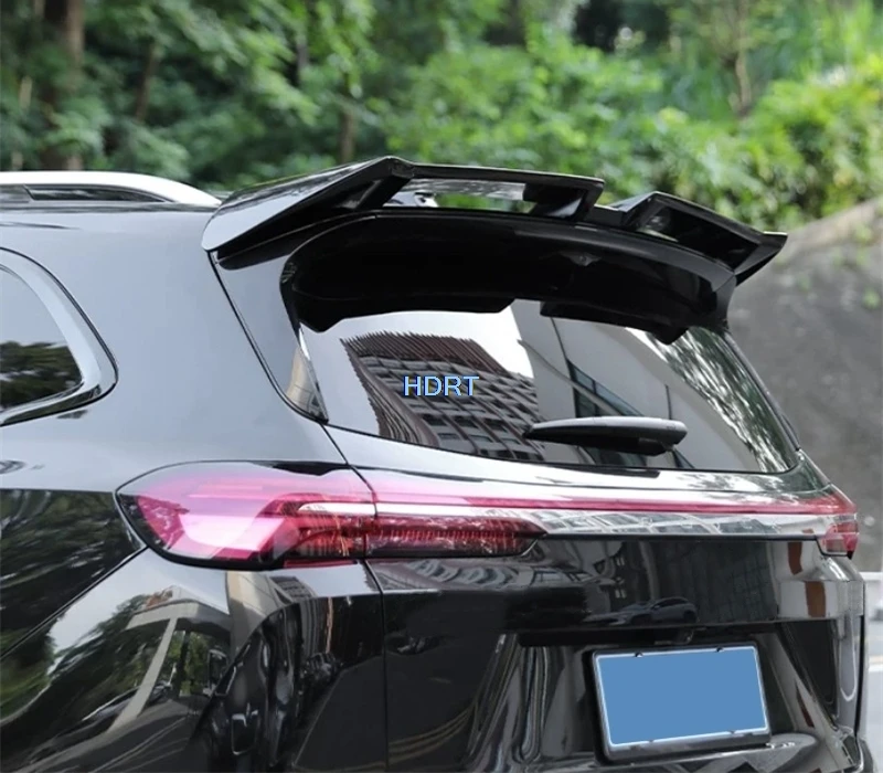 Car Styling Rear Trunk Lid Roof Spoiler Plate Tail Wing Cover For Buick Envision Plus 2024 + Protector Decoration Accessories