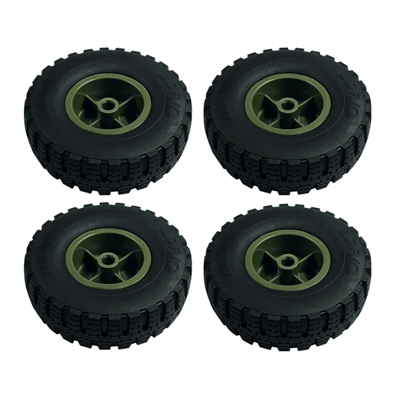 AS96-8Pcs LD-P06 Wheel Tire Tyre For LDRC LD-P06 LD P06 Unimog 1/12 RC Truck Car Spare Parts Accessories,Green