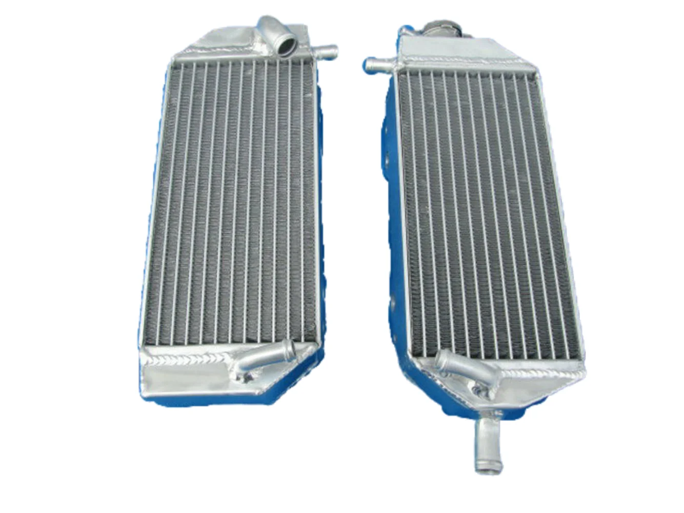 For 2001-2007 Suzuki RM125 RM 125 Aluminum Radiator Cooler Cooling Coolant 2001 2002 2003 2004 2005 2006 2007